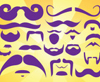Beards Moustaches Vectors