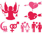 Love And Marriage Icons